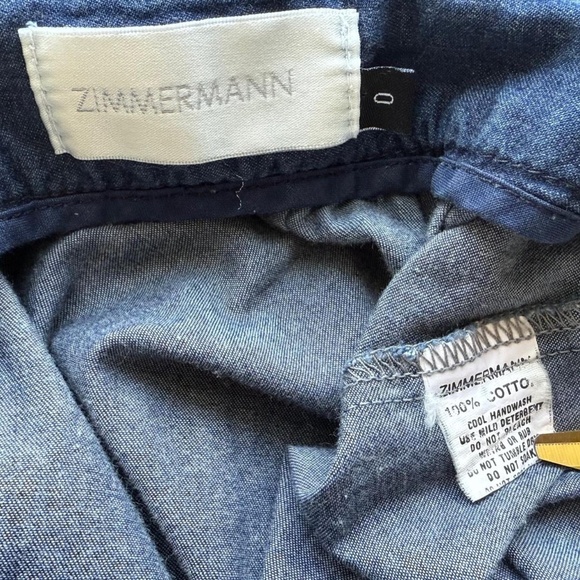 Zimmermann pull over denim dress (size 0) 187 - Picture 5 of 5